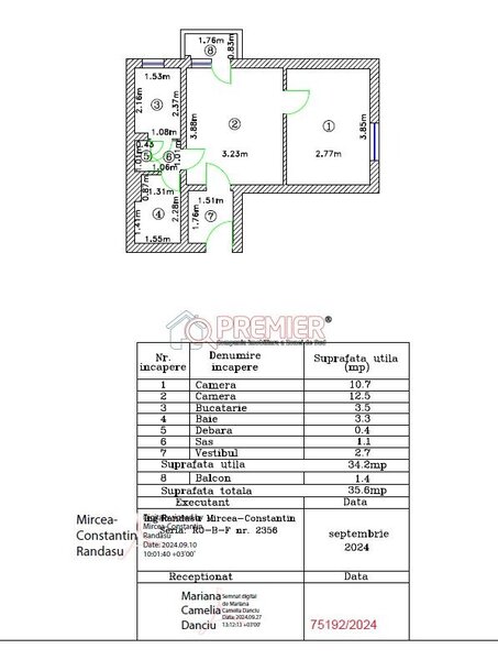 Piata Sudului Metrou - Fantana Florilor  vanzare apartament 2 camere